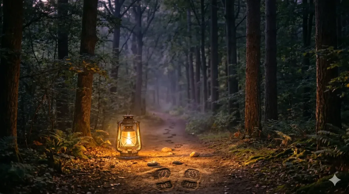 Une lampe à mes pieds